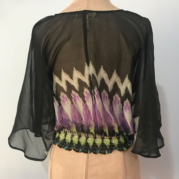 American Rag Crop Top Blouse - Picture 2 of 5